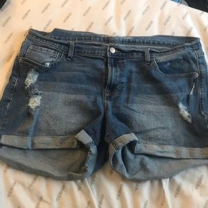 Old Navy ripped boyfriend shorts